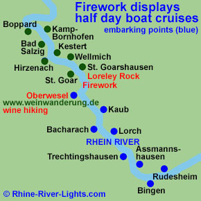 Rhine River Lights boat cruise with Golden wine autumn and Swimming Federweisser vintage festival on board
